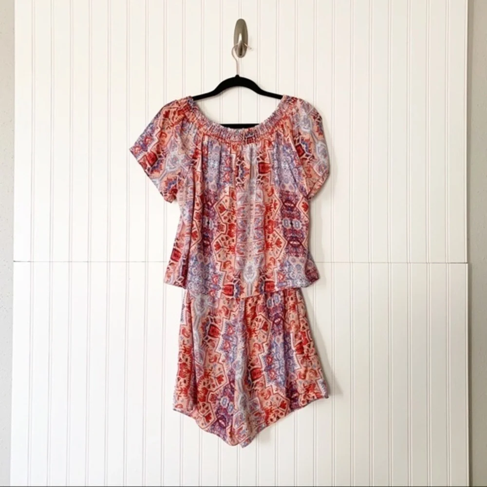 Parker Marmari Kaling Off the Shoulder Romper